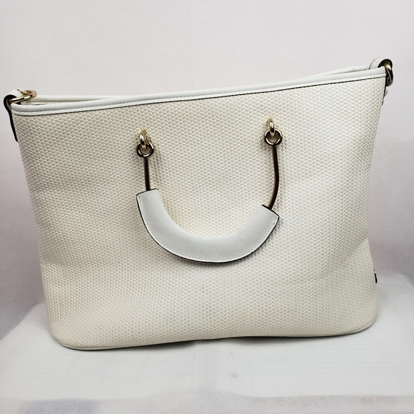 Christian Lacroix Tote White Faux Leather.Pe..ctop - Picture 4 of 11